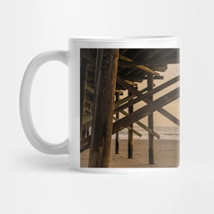 A pier and  some birds Mug